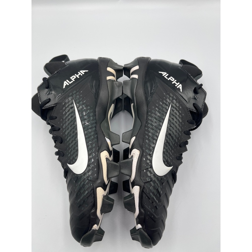 Nike Alpha Menace 2 Football Shoes Black White Mens Size‎ 9 - Picture 12 of 13